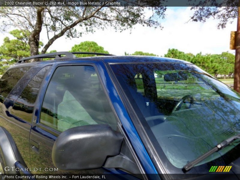 Indigo Blue Metallic / Graphite 2002 Chevrolet Blazer LS ZR2 4x4
