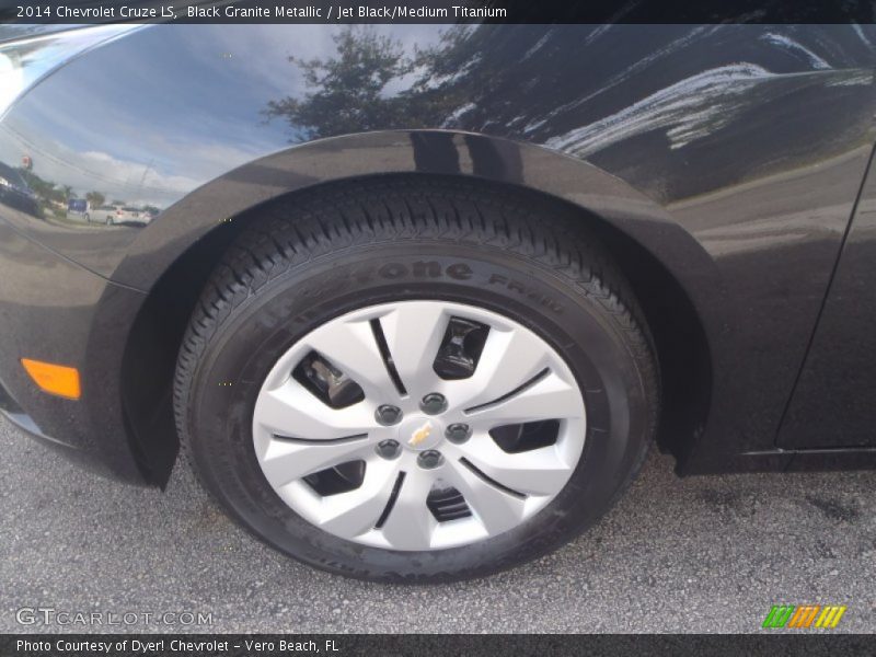 Black Granite Metallic / Jet Black/Medium Titanium 2014 Chevrolet Cruze LS
