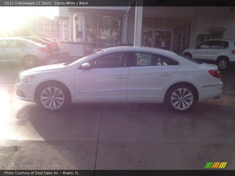 Candy White / Black 2012 Volkswagen CC Sport