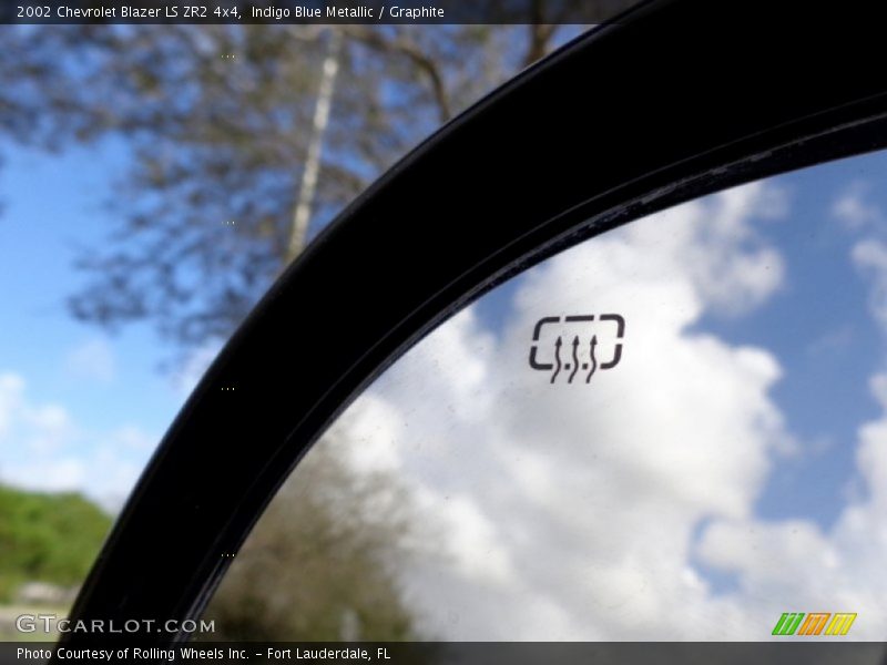 Indigo Blue Metallic / Graphite 2002 Chevrolet Blazer LS ZR2 4x4