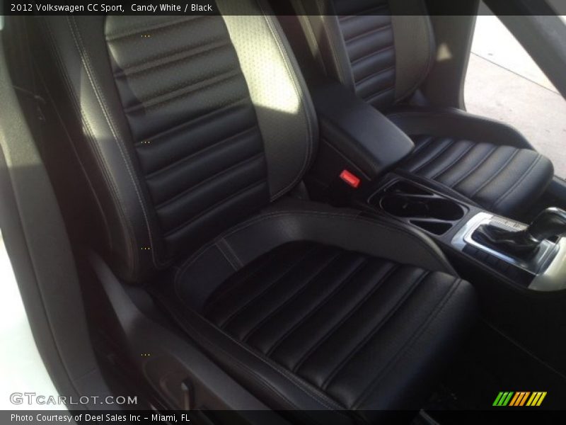 Candy White / Black 2012 Volkswagen CC Sport