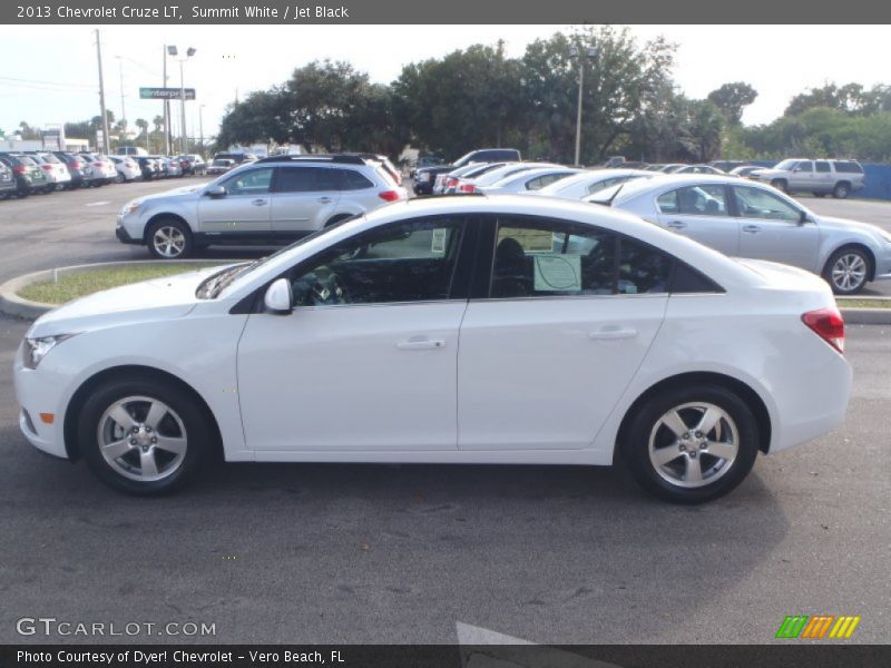Summit White / Jet Black 2013 Chevrolet Cruze LT