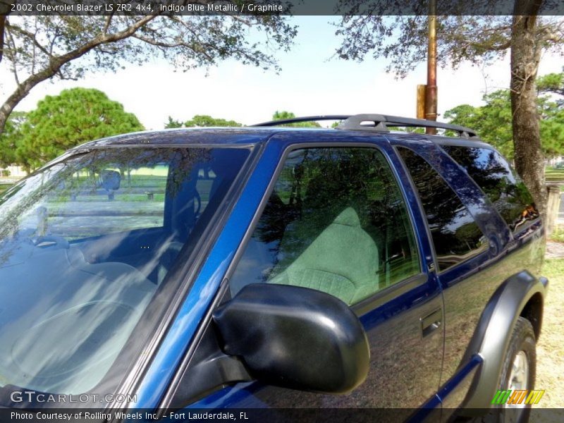 Indigo Blue Metallic / Graphite 2002 Chevrolet Blazer LS ZR2 4x4