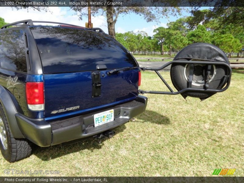 Indigo Blue Metallic / Graphite 2002 Chevrolet Blazer LS ZR2 4x4