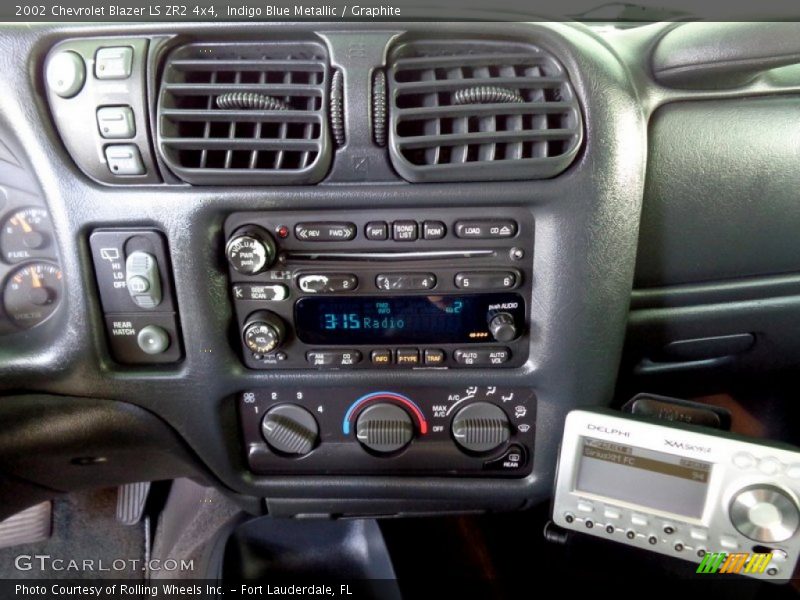 Indigo Blue Metallic / Graphite 2002 Chevrolet Blazer LS ZR2 4x4