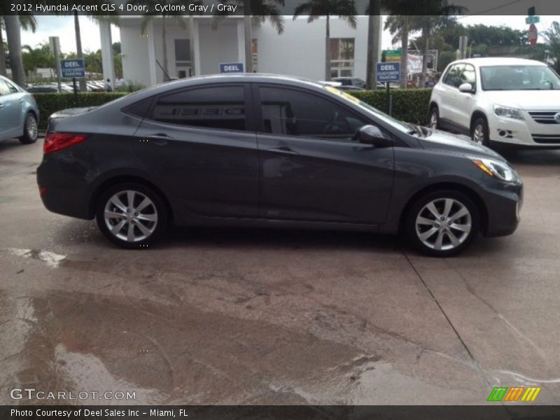 Cyclone Gray / Gray 2012 Hyundai Accent GLS 4 Door