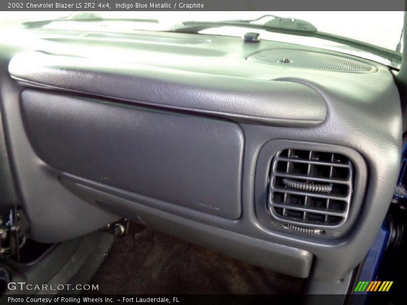 Indigo Blue Metallic / Graphite 2002 Chevrolet Blazer LS ZR2 4x4
