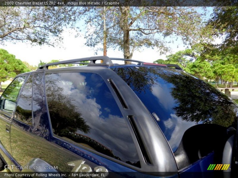 Indigo Blue Metallic / Graphite 2002 Chevrolet Blazer LS ZR2 4x4