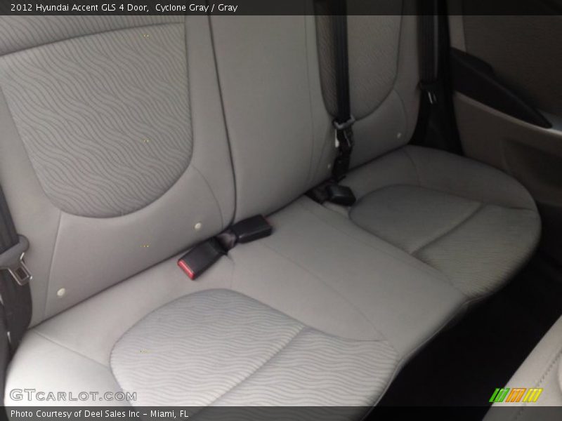 Cyclone Gray / Gray 2012 Hyundai Accent GLS 4 Door