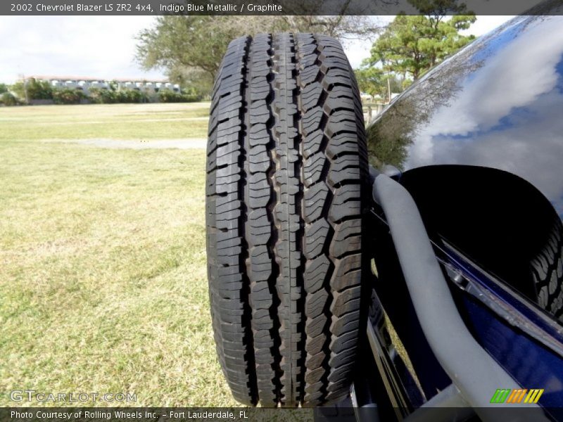 Indigo Blue Metallic / Graphite 2002 Chevrolet Blazer LS ZR2 4x4