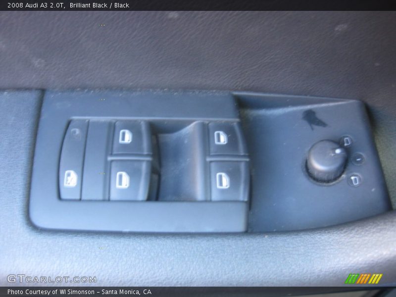 Brilliant Black / Black 2008 Audi A3 2.0T