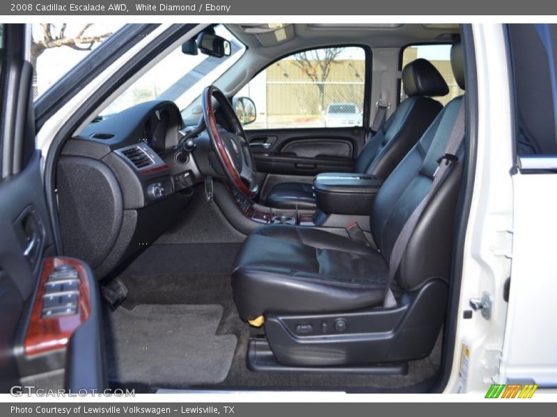 White Diamond / Ebony 2008 Cadillac Escalade AWD