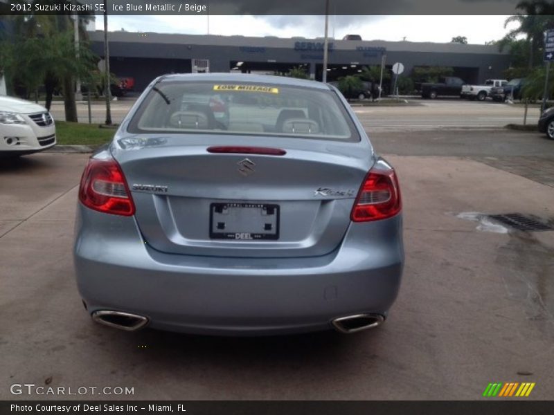 Ice Blue Metallic / Beige 2012 Suzuki Kizashi SE