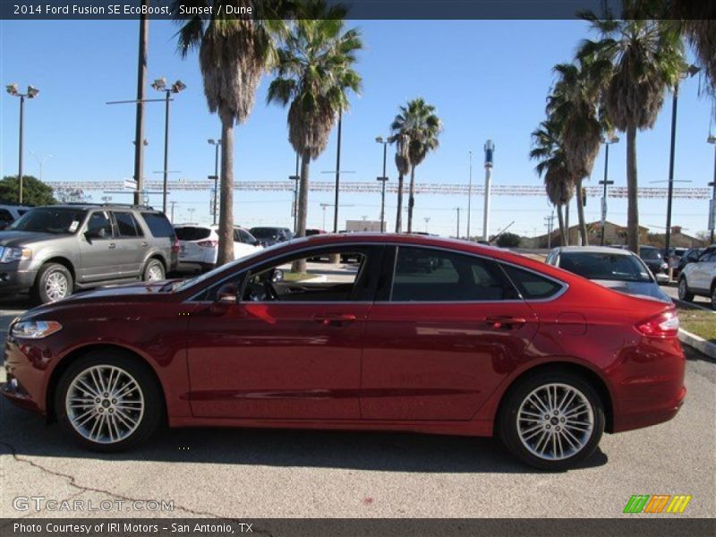 Sunset / Dune 2014 Ford Fusion SE EcoBoost