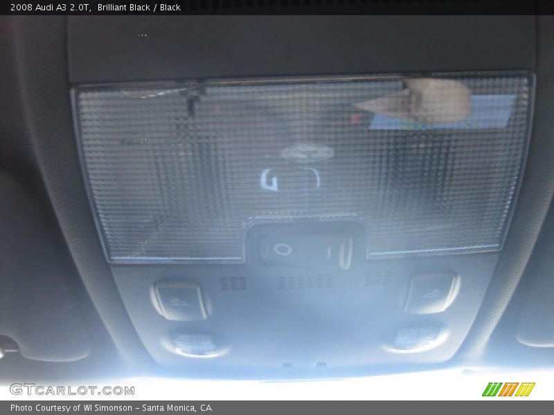 Brilliant Black / Black 2008 Audi A3 2.0T