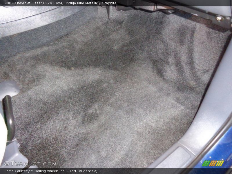 Indigo Blue Metallic / Graphite 2002 Chevrolet Blazer LS ZR2 4x4