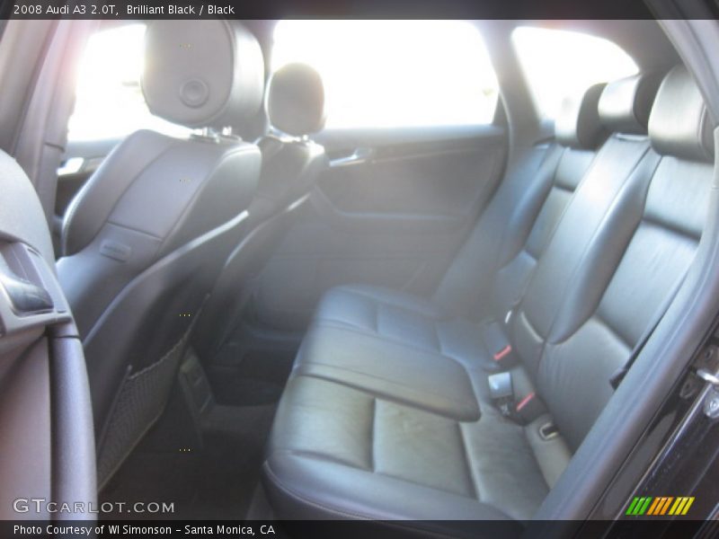 Brilliant Black / Black 2008 Audi A3 2.0T