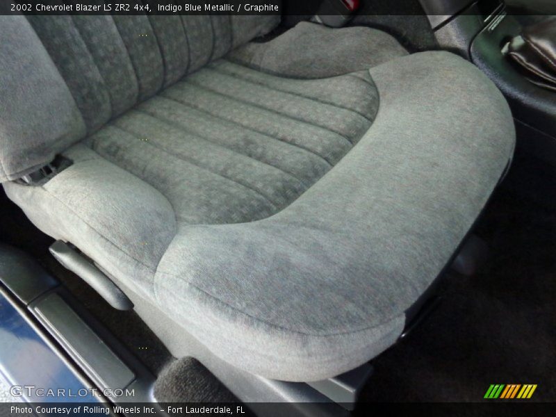 Indigo Blue Metallic / Graphite 2002 Chevrolet Blazer LS ZR2 4x4