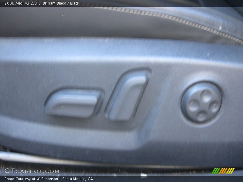 Brilliant Black / Black 2008 Audi A3 2.0T