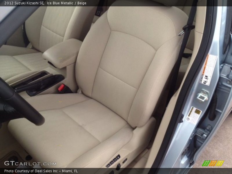 Ice Blue Metallic / Beige 2012 Suzuki Kizashi SE