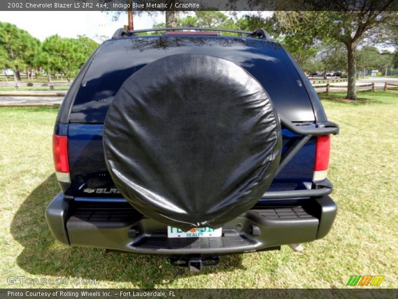 Indigo Blue Metallic / Graphite 2002 Chevrolet Blazer LS ZR2 4x4