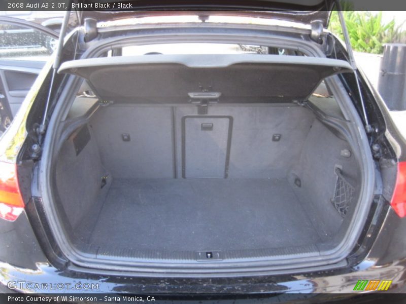 Brilliant Black / Black 2008 Audi A3 2.0T