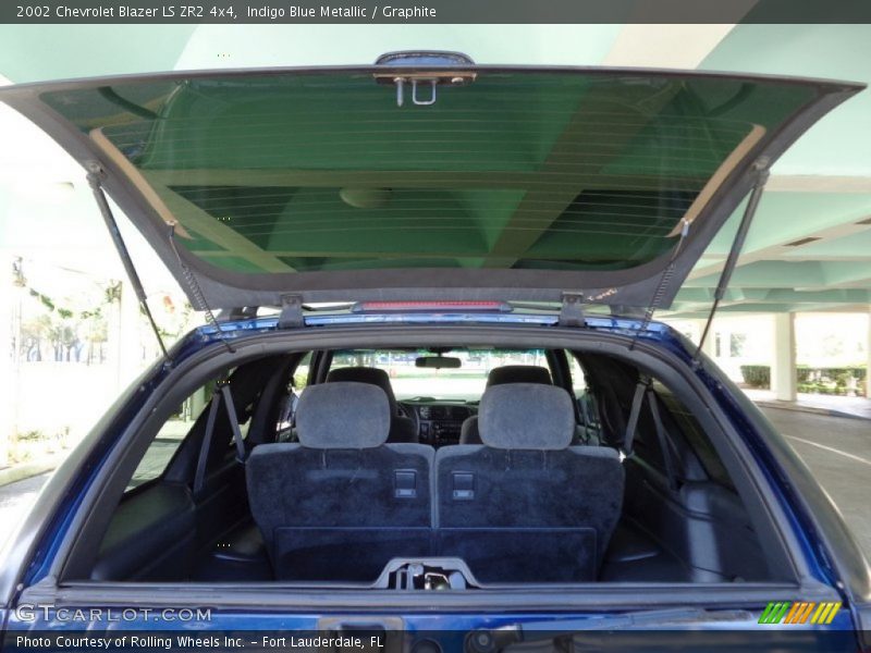 Indigo Blue Metallic / Graphite 2002 Chevrolet Blazer LS ZR2 4x4