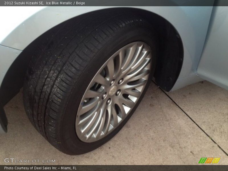 Ice Blue Metallic / Beige 2012 Suzuki Kizashi SE