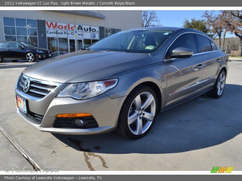 Light Brown Metallic / Cornsilk Beige/Black 2011 Volkswagen CC Lux Plus
