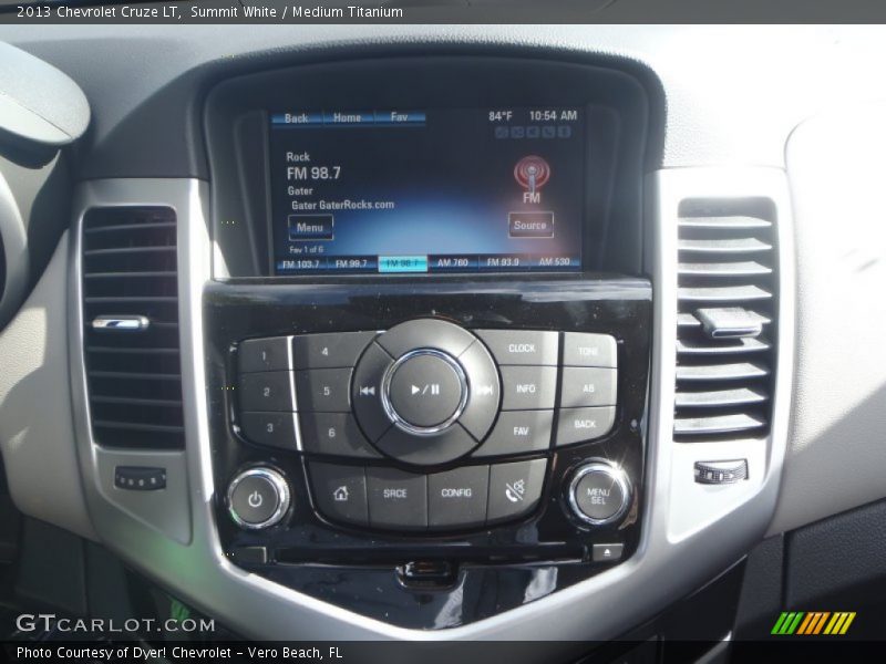 Summit White / Medium Titanium 2013 Chevrolet Cruze LT