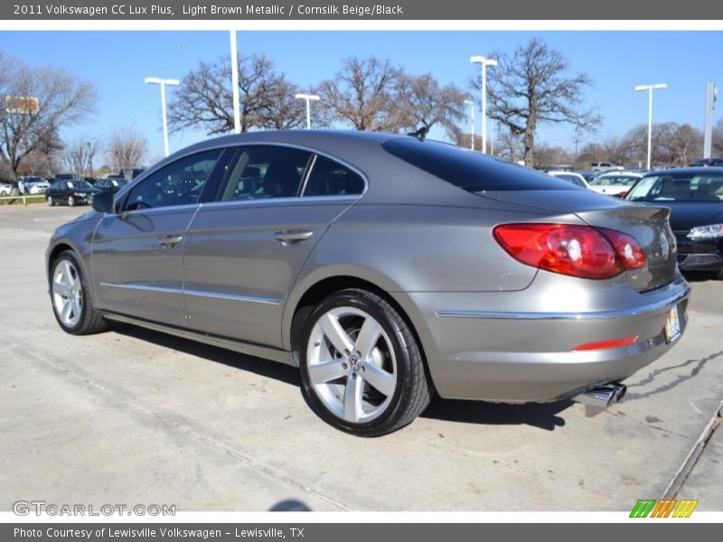 Light Brown Metallic / Cornsilk Beige/Black 2011 Volkswagen CC Lux Plus