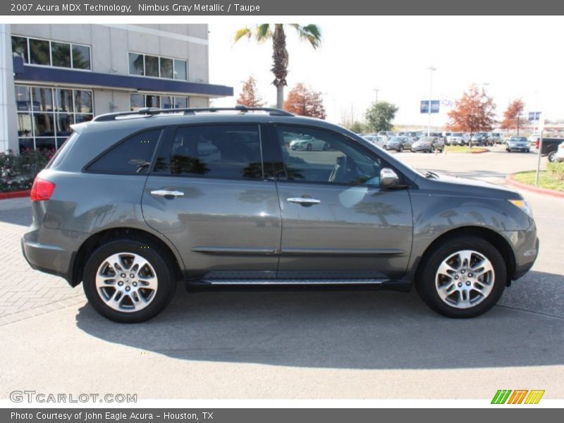 Nimbus Gray Metallic / Taupe 2007 Acura MDX Technology