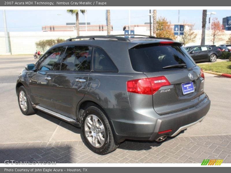 Nimbus Gray Metallic / Taupe 2007 Acura MDX Technology