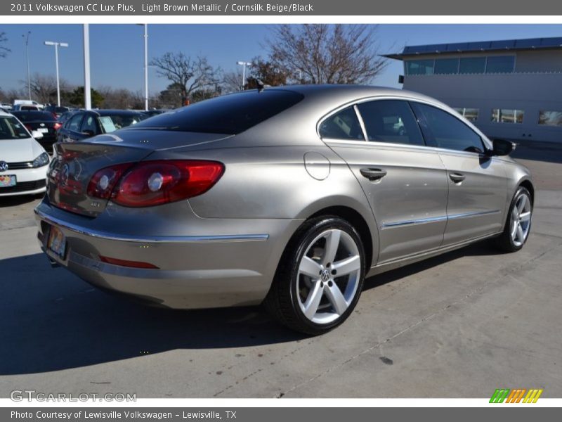 Light Brown Metallic / Cornsilk Beige/Black 2011 Volkswagen CC Lux Plus