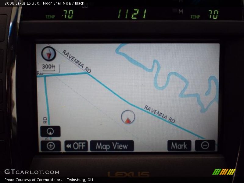 Moon Shell Mica / Black 2008 Lexus ES 350