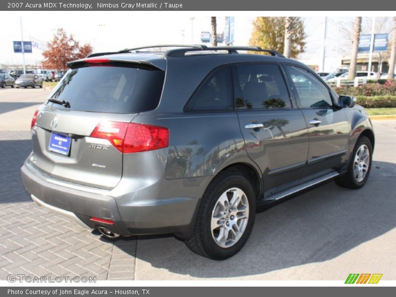 Nimbus Gray Metallic / Taupe 2007 Acura MDX Technology