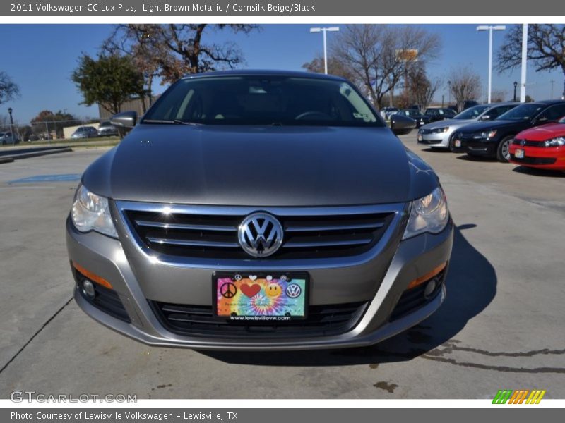 Light Brown Metallic / Cornsilk Beige/Black 2011 Volkswagen CC Lux Plus