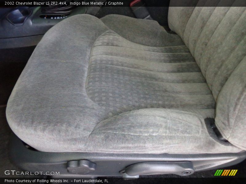 Indigo Blue Metallic / Graphite 2002 Chevrolet Blazer LS ZR2 4x4