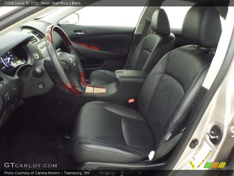 Moon Shell Mica / Black 2008 Lexus ES 350