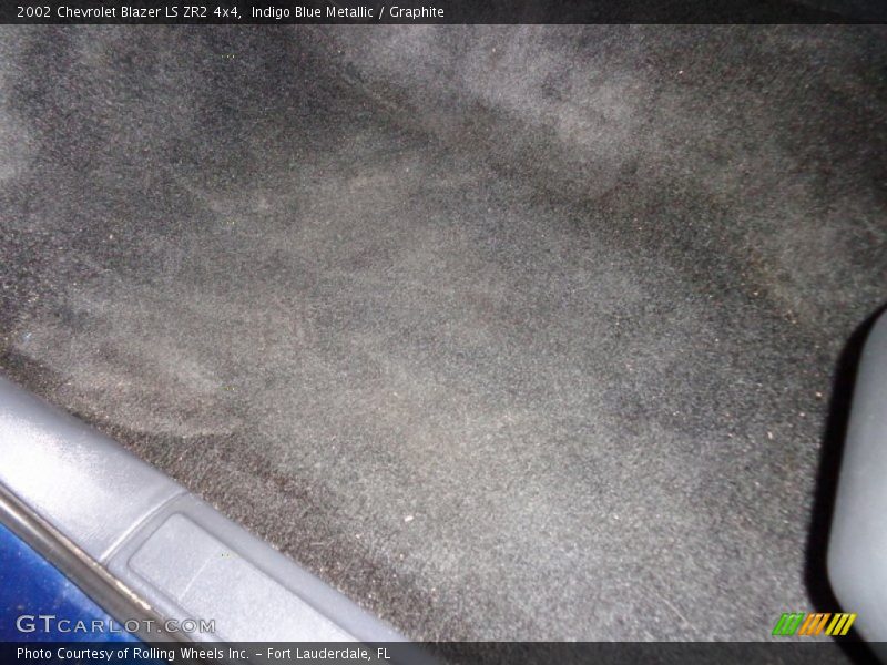 Indigo Blue Metallic / Graphite 2002 Chevrolet Blazer LS ZR2 4x4