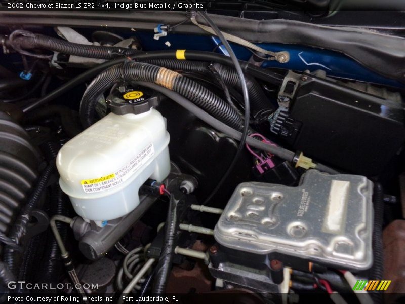 Indigo Blue Metallic / Graphite 2002 Chevrolet Blazer LS ZR2 4x4