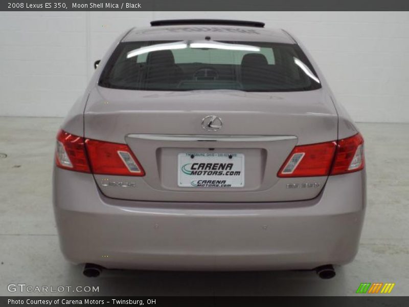 Moon Shell Mica / Black 2008 Lexus ES 350