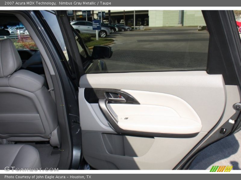 Nimbus Gray Metallic / Taupe 2007 Acura MDX Technology