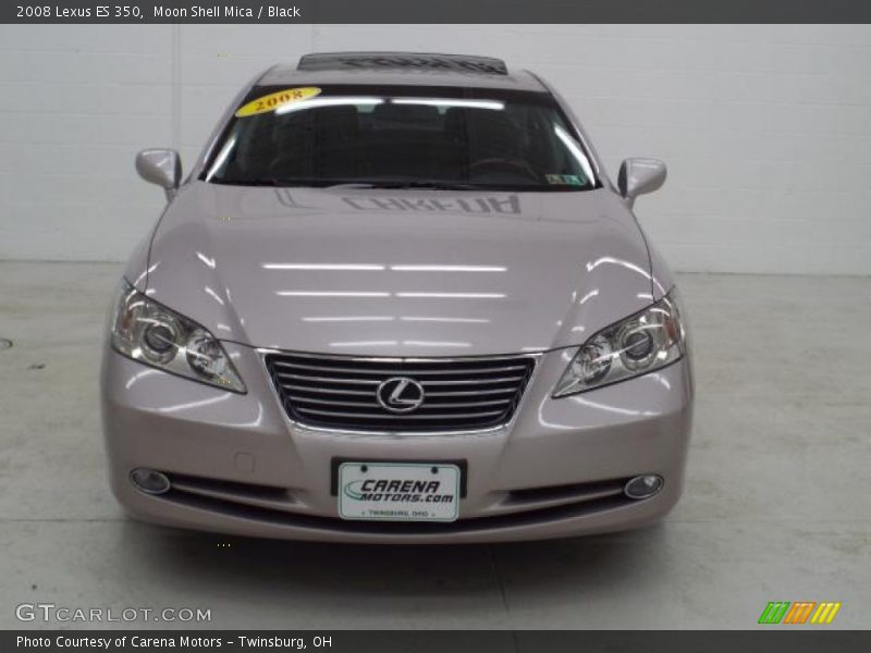 Moon Shell Mica / Black 2008 Lexus ES 350