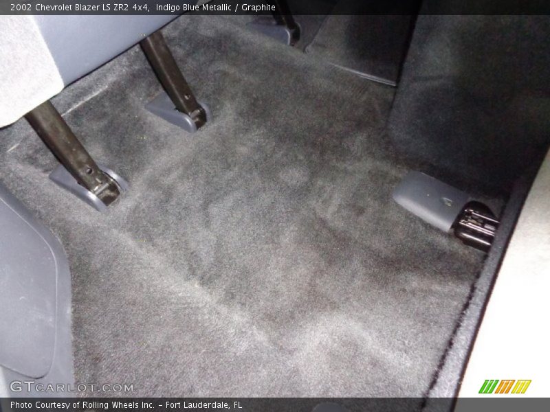 Indigo Blue Metallic / Graphite 2002 Chevrolet Blazer LS ZR2 4x4