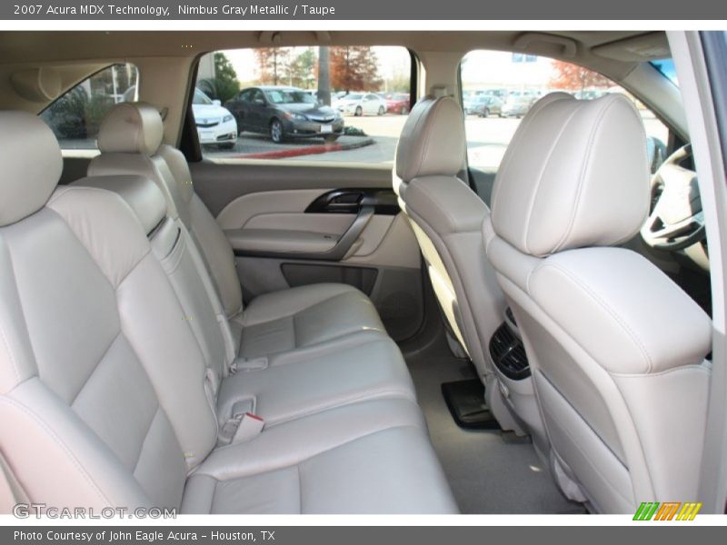 Nimbus Gray Metallic / Taupe 2007 Acura MDX Technology