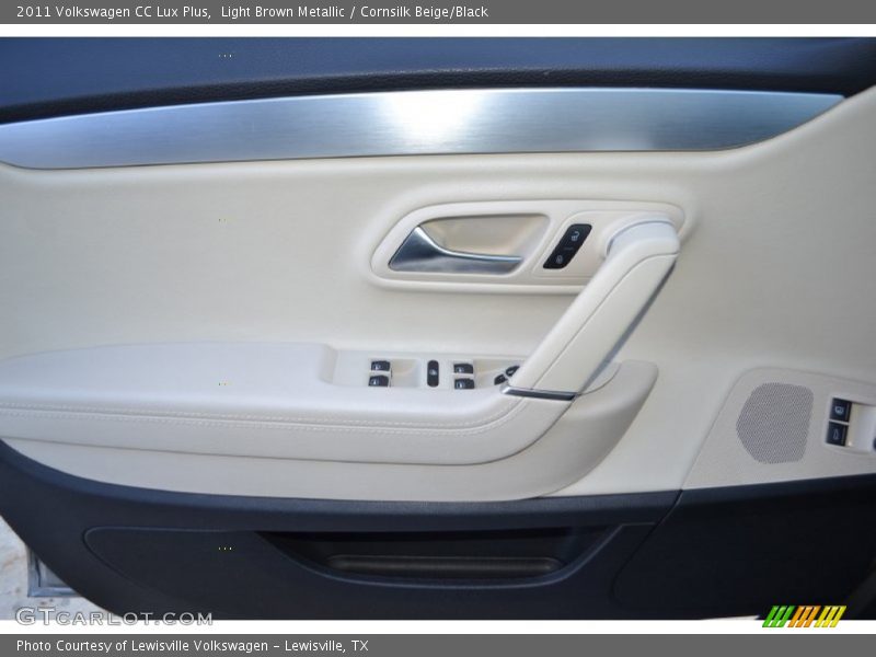Light Brown Metallic / Cornsilk Beige/Black 2011 Volkswagen CC Lux Plus