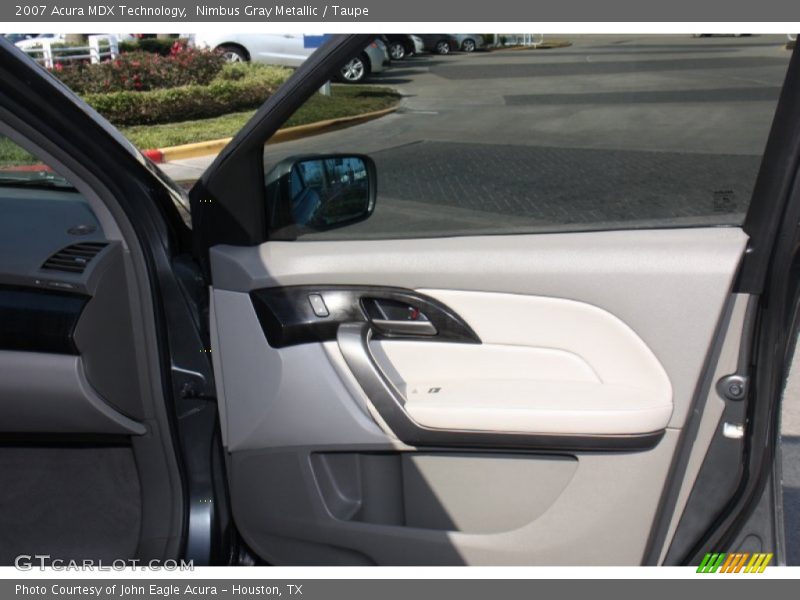 Nimbus Gray Metallic / Taupe 2007 Acura MDX Technology