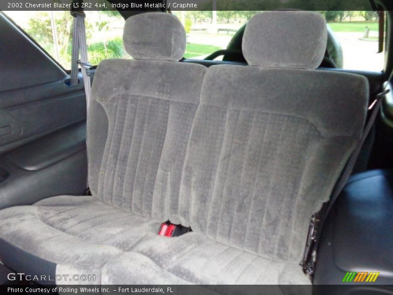 Indigo Blue Metallic / Graphite 2002 Chevrolet Blazer LS ZR2 4x4