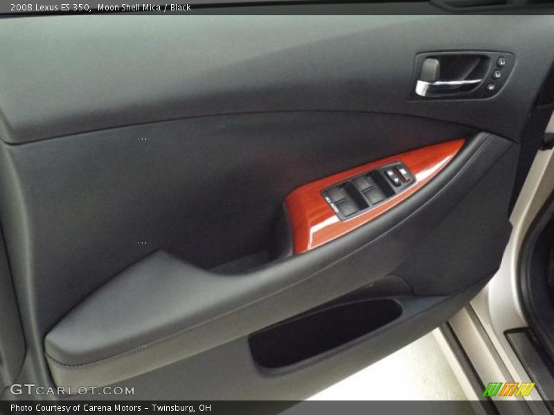 Moon Shell Mica / Black 2008 Lexus ES 350